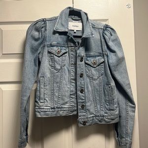 Pistola puff sleeve denim jacket